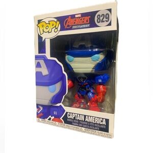 Funko Pop! Marvel Avengers Mech Strike Captain America #829 Bobble-Head